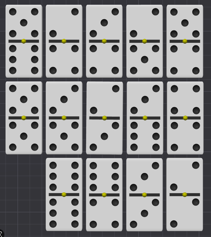6x6 Domino Set