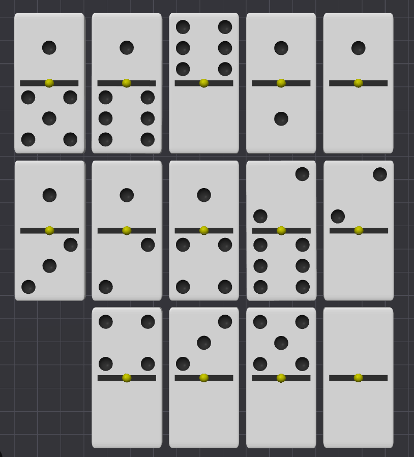 6x6 Domino Set