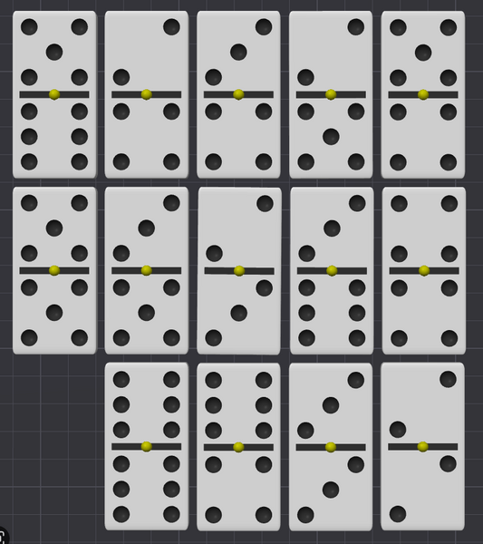 6x6 Domino Set