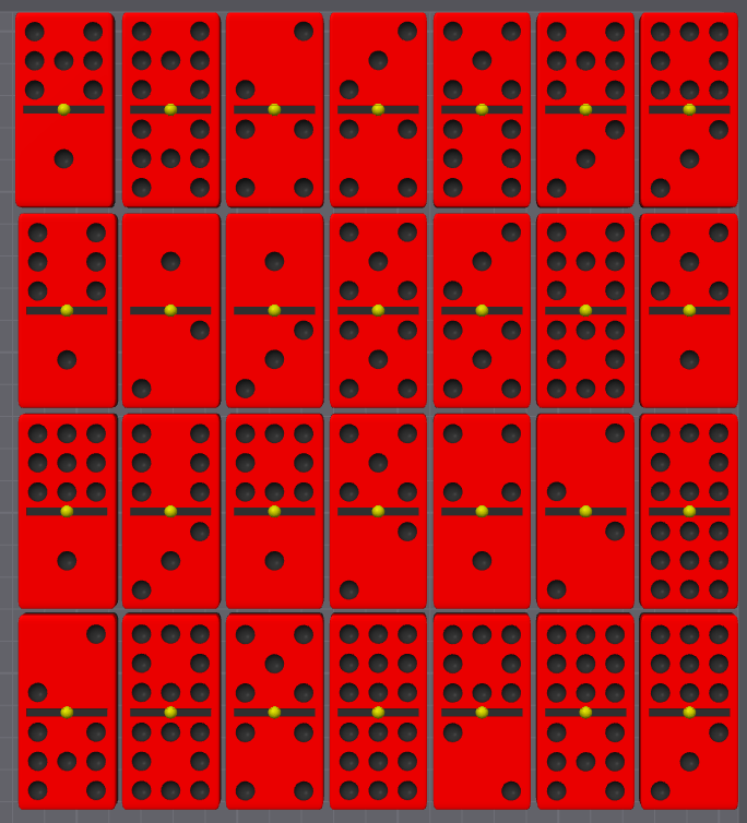 Custom 9x9 Domino Set