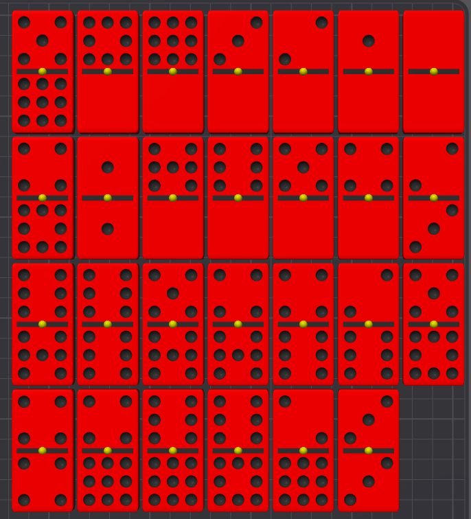 Custom 9x9 Domino Set
